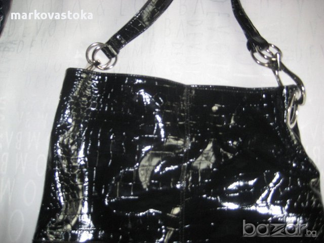 Черна Чанта размер 40 / 30 см 13 см дъно, снимка 6 - Чанти - 9716000