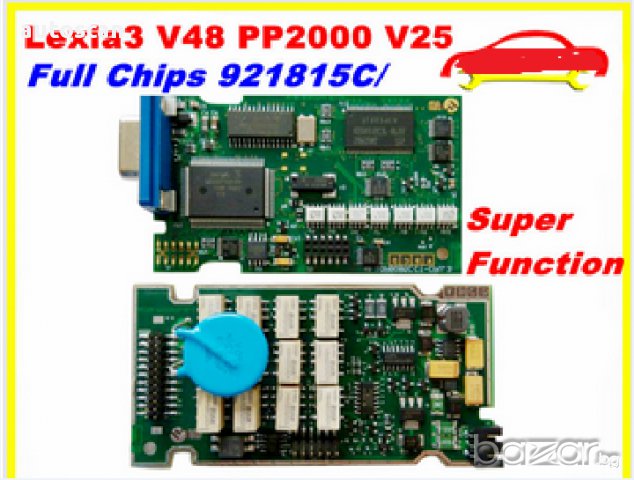 Full Chip Firmware Serial No. 921815c/ Lexia3-3 V48 Pp2000 V25 For Citroen Peugeot Lexia 3, снимка 1 - Аксесоари и консумативи - 8075876