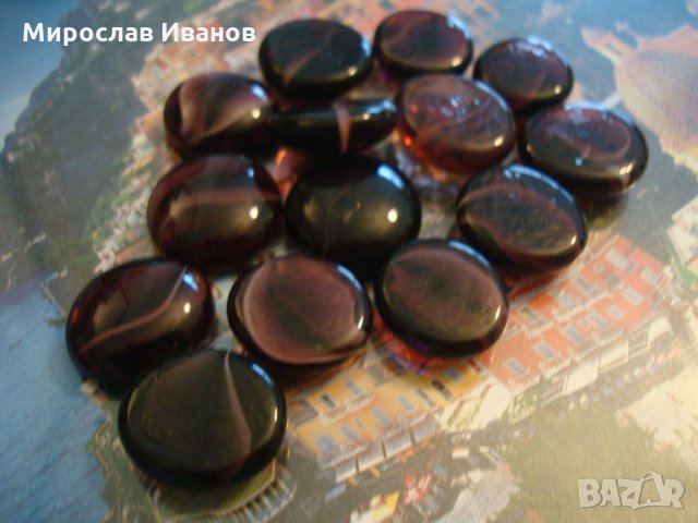 ^^ Тъмно лилаво ^^ - перлички, снимка 3 - Колекции - 23587823