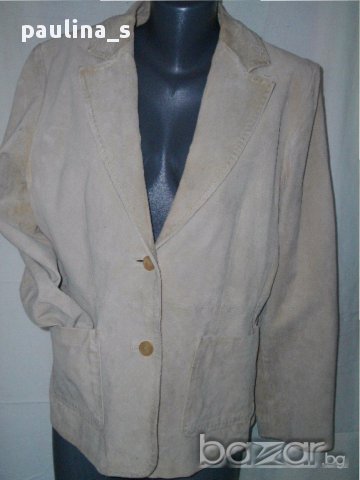 Два броя / Естествен велур / Сако ”Fransa” и "Joy" / голям размер , снимка 2 - Сака - 15396077