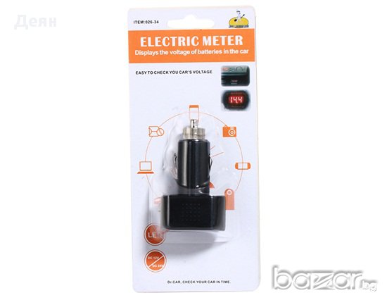 0846 Дигитален волтометър за кола, снимка 6 - Аксесоари и консумативи - 17447271