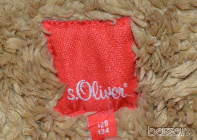 S. Oliver детско милитари яке зимно ватирано размер 128-134, снимка 4 - Детски якета и елеци - 14279387