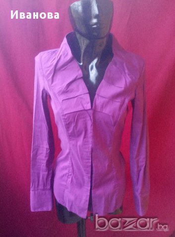 Лилава риза С/М, снимка 1