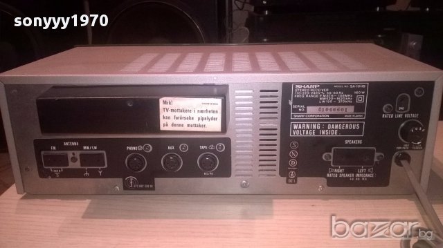 sharp sa-10hb-stereo receiver-made in japan-от швеицария, снимка 9 - Ресийвъри, усилватели, смесителни пултове - 16019877