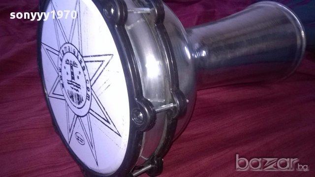 ГОЛЯМА ОРИГИНАЛНА НОВА тарамбука 40Х25см-алуминиева-от сирия, снимка 2 - Ударни инструменти - 16683742