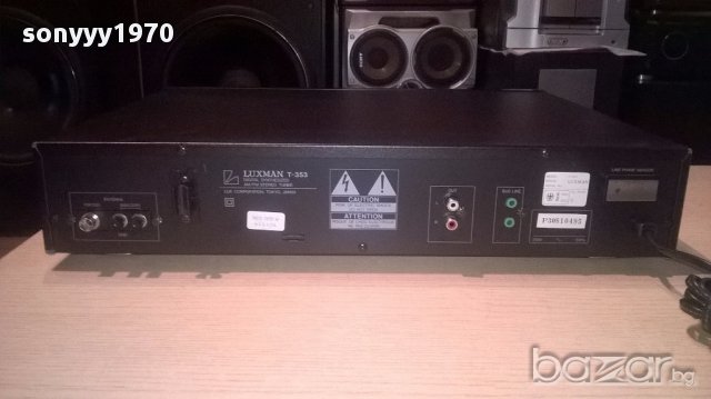 Luxman t-353-stereo tuner-made in japan-внос швеицария, снимка 9 - Ресийвъри, усилватели, смесителни пултове - 15103430