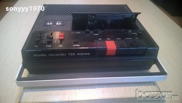 itt 720-schaub lorenz-studio stereo cassete recorder-нов внос от швеицария, снимка 3 - Ресийвъри, усилватели, смесителни пултове - 10324561