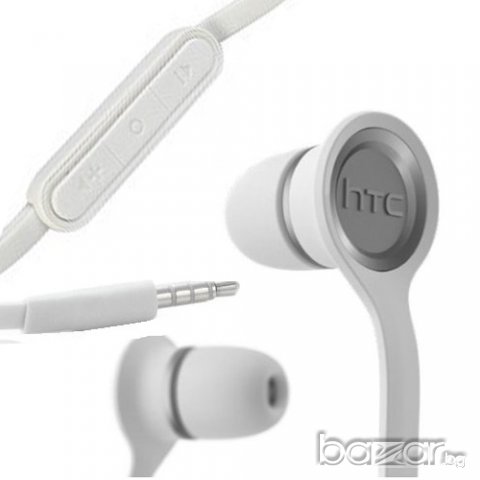 Оригинални Силиконови Слушалки 3,5 мм HTC, снимка 3 - Слушалки и портативни колонки - 6466235