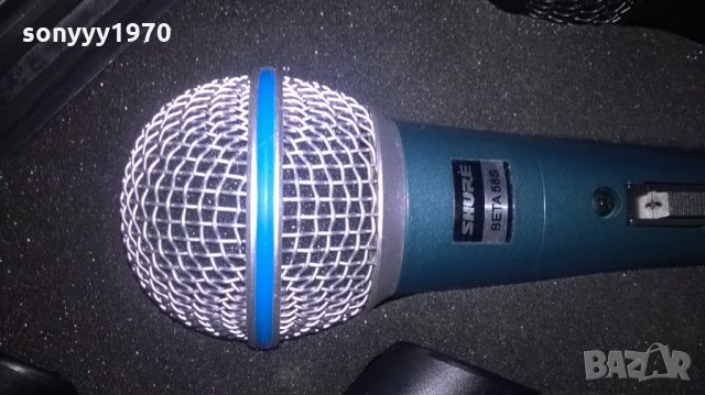 SHURE MIC-PROFI SHURE BETA SM58S-внос от швеицария, снимка 5 - Микрофони - 24250969