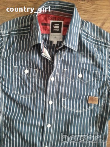 G-star - страхотна мъжка риза 100% оригинал, снимка 7 - Ризи - 14617497