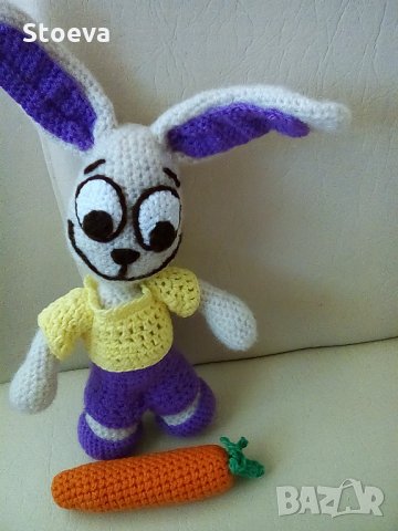 Кукла Зайко - Байко с морковче