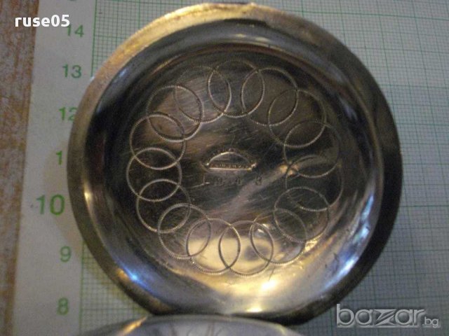 Часовник "NATIONAL WATCH Co" джобен сребърен работещ-241гр., снимка 4 - Джобни - 16007125