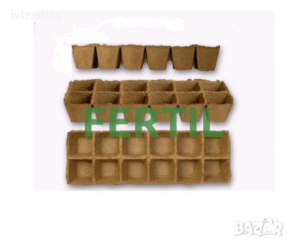 Биоразградими саксии и табли, снимка 2 - Градински цветя и растения - 24111622