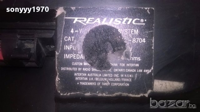 Realistic 12-8704/hpw/high performance 4way/50w/4ohm-27x14x12см, снимка 11 - Тонколони - 16785237