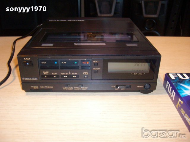 panasonic nv-180 portable cassette recorder-vhs-внос швеицария, снимка 8 - Плейъри, домашно кино, прожектори - 12095695