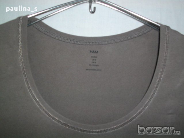 Еластична маркова блуза "Н&М" със 7/8 ръкави, снимка 7 - Блузи с дълъг ръкав и пуловери - 14382975