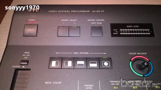 Jvc jx-sv77 video editing processor-made in japan-внос швеицария, снимка 6 - Ресийвъри, усилватели, смесителни пултове - 16289685