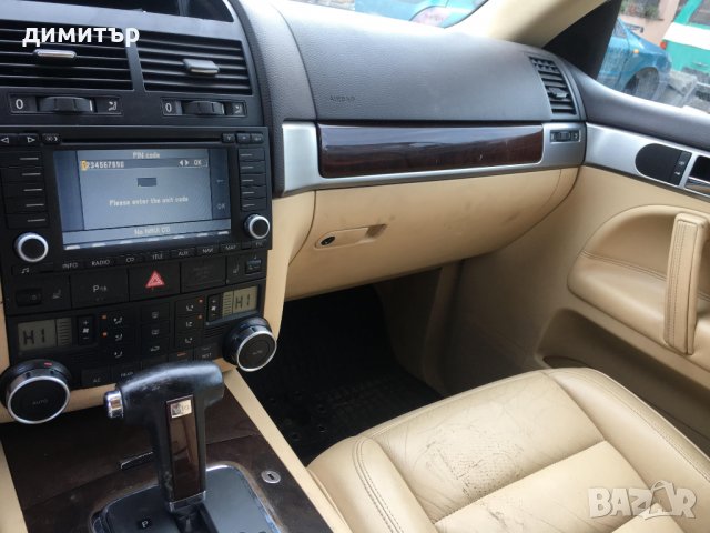 Vw touareg 5.0 v10 tdi porche порше кожа  фолксваген тоарег на част, снимка 8 - Автомобили и джипове - 25663049