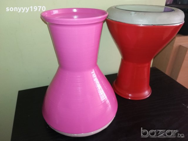 НОВИ тарамбуки-метални цветни-75ЛВ-СИНЯ/ЗЕЛЕНА/чЕРНА, снимка 4 - Ударни инструменти - 21146499