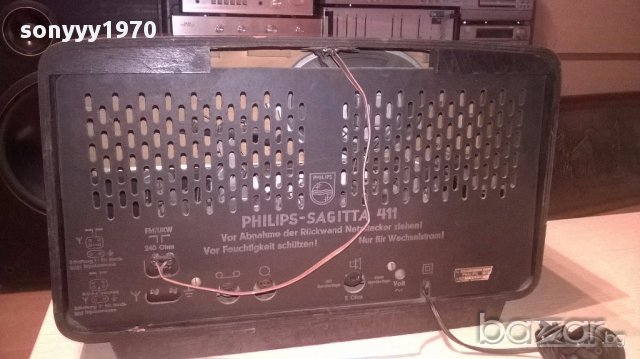 TUBE philips-антика-лампа-работи-внос швеицария, снимка 11 - Ресийвъри, усилватели, смесителни пултове - 16706988