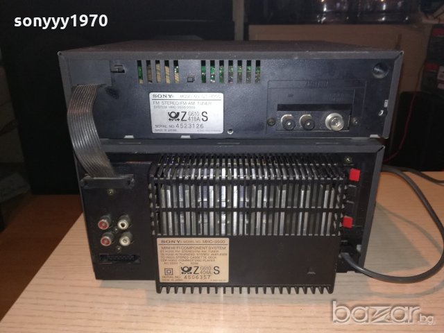 sony amplifier+sony tuner mini hifi made in japan-внос франция, снимка 18 - Ресийвъри, усилватели, смесителни пултове - 20193888