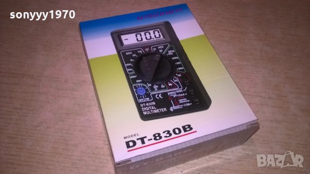 мултицет с кабели и батерия-нов, снимка 2 - Друга електроника - 24742296