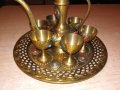 ПОРЪЧАН-ретро колекция-чаиник+чаши+поднос-внос швеицария, снимка 4