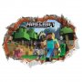 Minecraft Майнкрафт стикер лепенка за стена или гардероб 