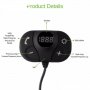 Автомобилен комплект Безжичен FM Bluetooth предавател MP3 плейър USB SD хендсфри дисплей ALD62, снимка 6