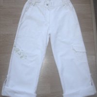 Бели панталони, 10-11 г., снимка 6 - Детски панталони и дънки - 22247856
