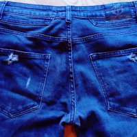 zara man jeans оригинал размер 32 мъжки дънки zara skinny fit вталени тъмно сиви, снимка 4 - Дънки - 22463076