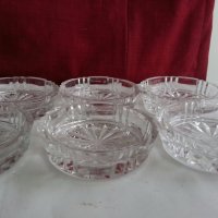  кристални чинийки , снимка 1 - Антикварни и старинни предмети - 20061841