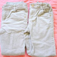 2 Панталона за момиченца 6-7 г. джинси + подарък блузки, снимка 2 - Стоки за близнаци - 21758390