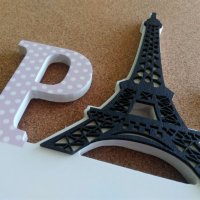 Декоративна закачалка за стена Paris с три куки за закачане, снимка 3 - Декорация за дома - 23683763