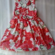 Детска рокля без ръкав , елегантна, на цветя, снимка 1 - Детски рокли и поли - 11521954