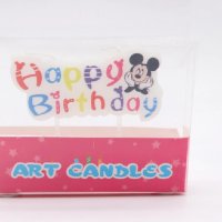 Mickey Mouse Мики Маус Happy Birthday свещ за торта Рожден ден детско парти, снимка 1 - Други - 24368839