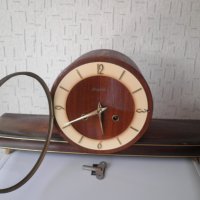 Стар механичен каминен часовник DUGENA, снимка 5 - Антикварни и старинни предмети - 18778271