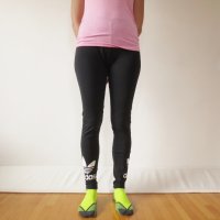 adidas Originals Women's Double Trefoil Leggings, снимка 6 - Клинове - 25649751