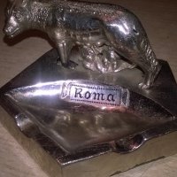roma-ретро колекция-метален пепелник-внос швеицария, снимка 4 - Колекции - 22010948