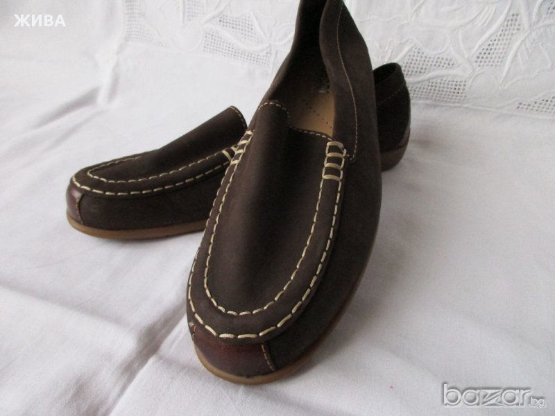 ЕСТЕСТВЕНА КОЖА на GABOR - дамски кожени мокасини, снимка 1