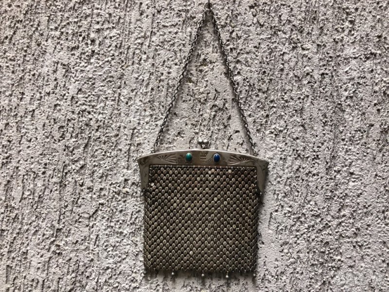 Сребърна дамска чанта-Русия 1909, снимка 1