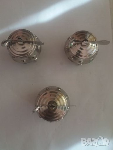 Индивидуални съдове (прибори) за хайвер,горчица., снимка 1