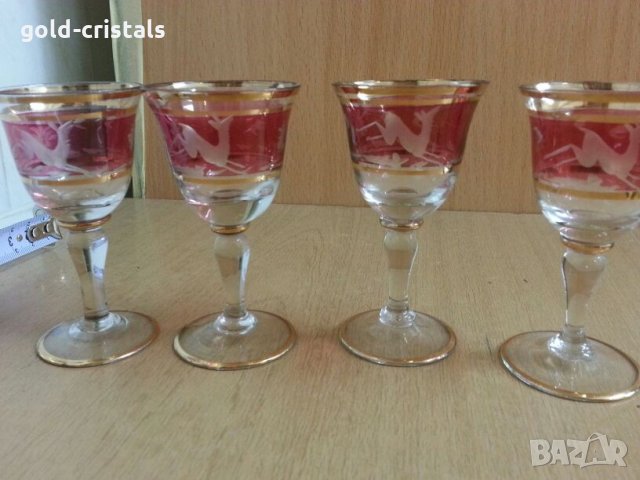 антикварни съклени чашки, снимка 8 - Антикварни и старинни предмети - 25384085