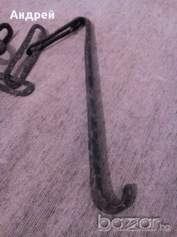 Старинна Верига за огнище, снимка 4 - Антикварни и старинни предмети - 17385859