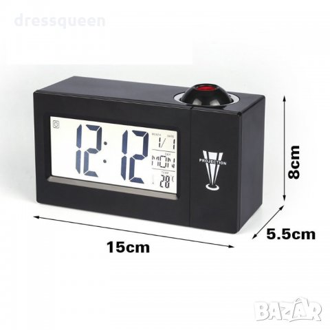 3605 часовник с проекция и активиране чрез пляскане на ръце, снимка 8 - Други стоки за дома - 23528061