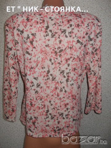 Светла блузка с розово L р-р, снимка 3 - Блузи с дълъг ръкав и пуловери - 19193460