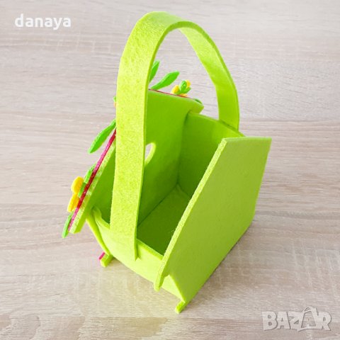 Кошница за великденски яйца къщичка декорацияза Великден, снимка 5 - Декорация за дома - 24742124