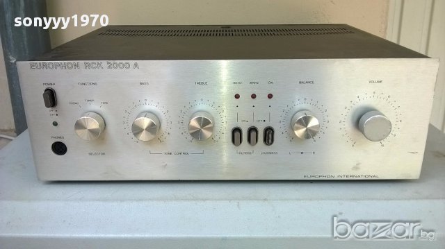 europhon rck 2000a stereo amplifier-внос швеицария, снимка 5 - Ресийвъри, усилватели, смесителни пултове - 18177005