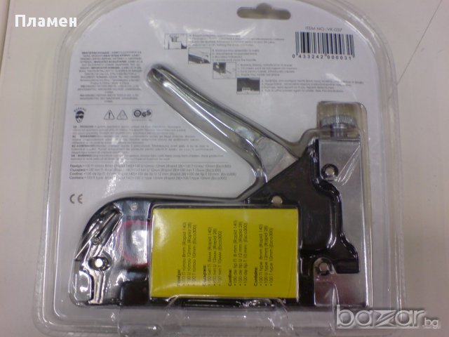 Професионален пистолет, такер за скоби и пирони Visking 4-14 mm. 300 пирона скоби , снимка 2 - Други инструменти - 12059481
