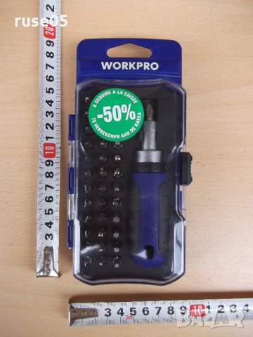 Отвертка "WORKPRO" с 37 бр. накрайници, снимка 7 - Отвертки - 22245261